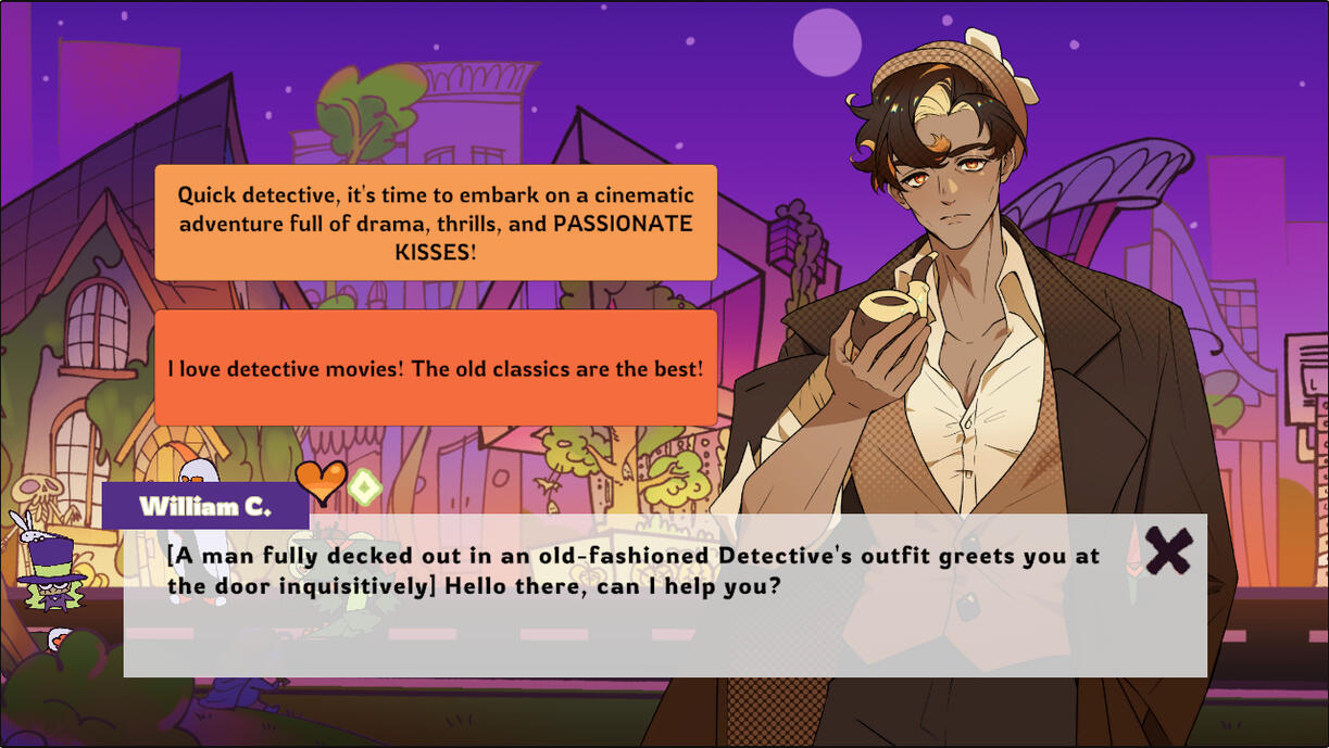 Players can romance the neighborhood parents whilst obtaining candy from their children.